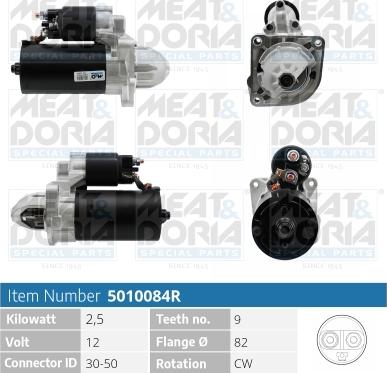 Meat & Doria 5010084R - Starter autospares.lv