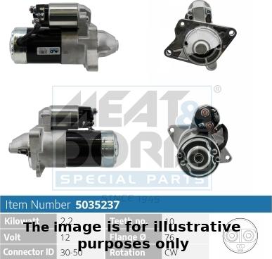 Meat & Doria 5035237G - Starter autospares.lv