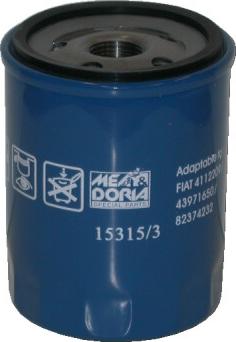 Meat & Doria 15315/3 - Oil Filter autospares.lv