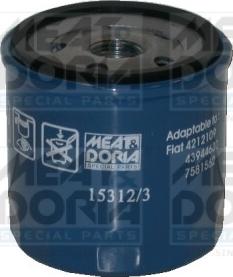 Meat & Doria 15312 - Oil Filter autospares.lv