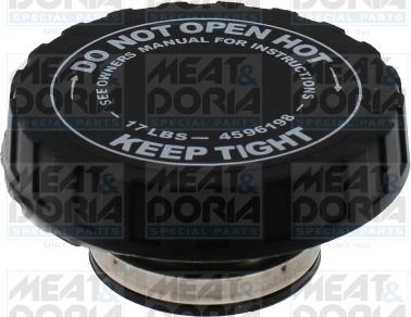 Meat & Doria 2036021 - Sealing Cap, coolant tank autospares.lv