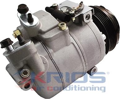 Meat & Doria KSB077D - Compressor, air conditioning autospares.lv