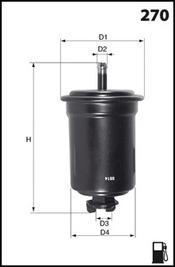 Mecafilter ELE6130 - Fuel filter autospares.lv