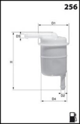 Mecafilter ELE3578 - Fuel filter autospares.lv