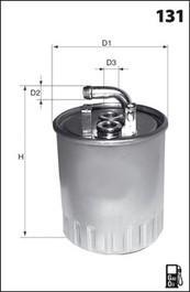 Mecafilter ELG5252 - Fuel filter autospares.lv
