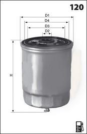 Mecafilter ELG5253 - Fuel filter autospares.lv