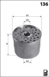 Mecafilter ELG5209 - Fuel filter autospares.lv