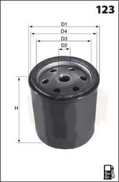 Mecafilter ELG5718 - Fuel filter autospares.lv