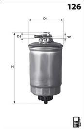 Mecafilter ELG5270 - Fuel filter autospares.lv