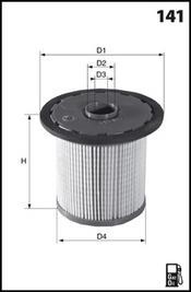 Mecafilter ELG5319 - Fuel filter autospares.lv