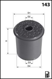 Mecafilter ELG5575 - Fuel filter autospares.lv