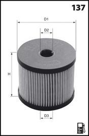 Mecafilter ELG5277 - Fuel filter autospares.lv