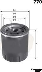 Mecafilter ELH4529 - Oil Filter autospares.lv