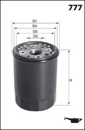 Mecafilter ELH4249 - Oil Filter autospares.lv