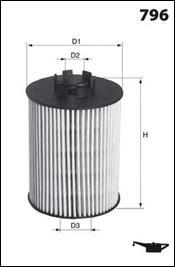 Mecafilter ELH4368 - Oil Filter autospares.lv