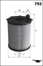 Mecafilter ELH4461Z - Oil Filter autospares.lv