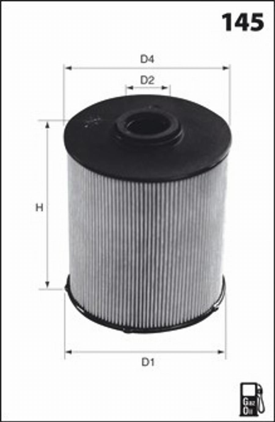 Mecafilter G64 - Fuel filter autospares.lv