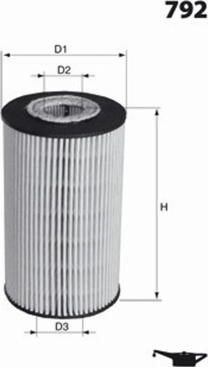 Mecafilter I04 - Oil Filter autospares.lv