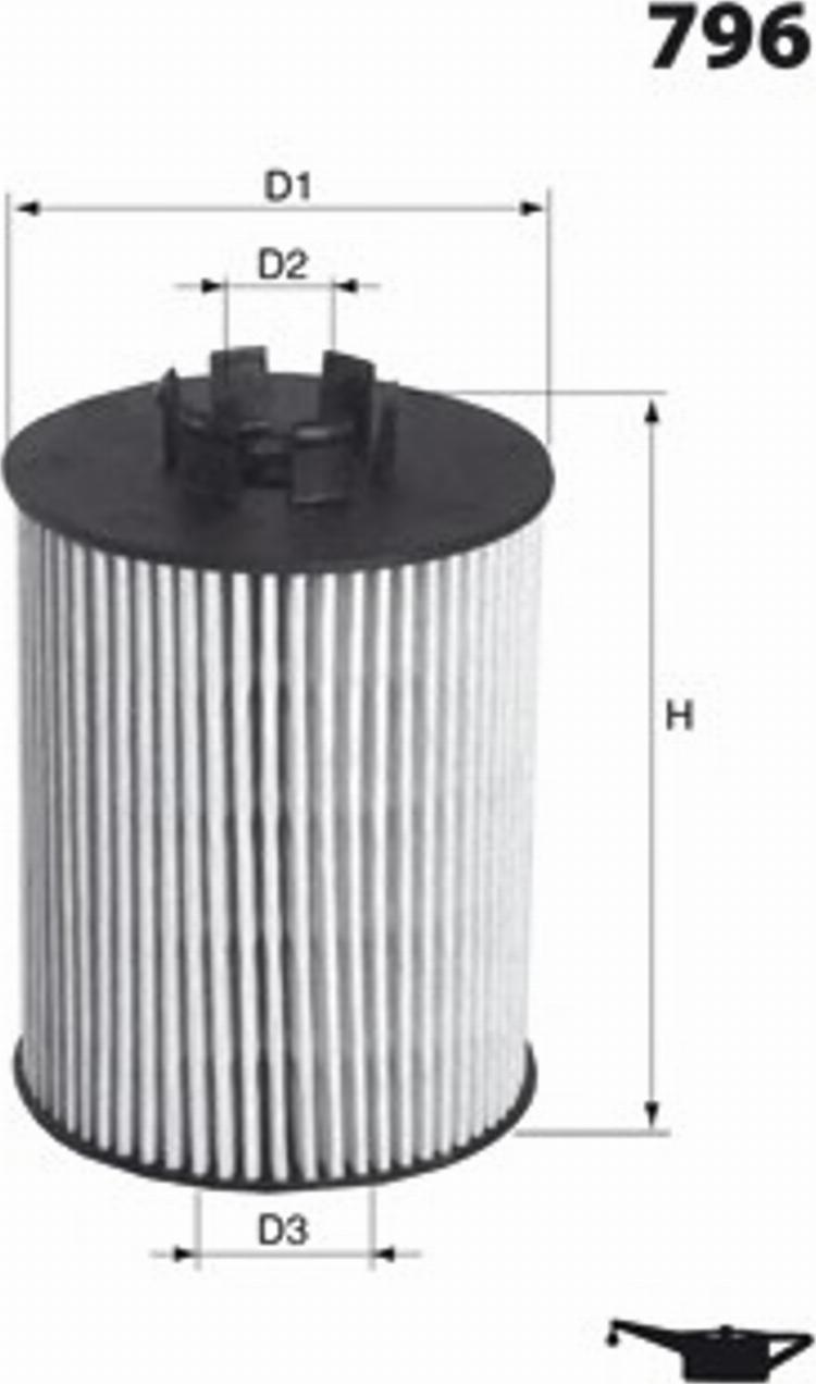 Mecafilter I32 - Oil Filter autospares.lv