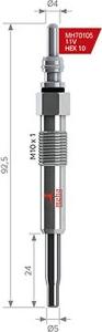 MEHA AUTOMOTIVE MH70105 - Glow Plug autospares.lv