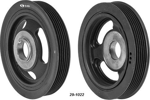 MEHA AUTOMOTIVE MHK60018 - Belt Pulley, crankshaft autospares.lv