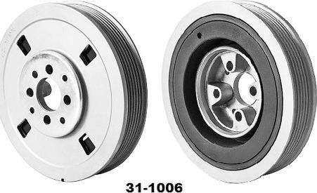 MEHA AUTOMOTIVE MHK60039 - Belt Pulley, crankshaft autospares.lv