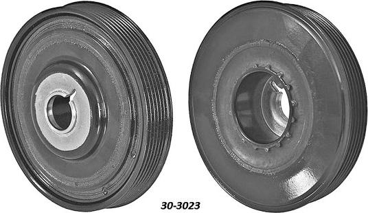 MEHA AUTOMOTIVE MHK60022 - Belt Pulley, crankshaft autospares.lv