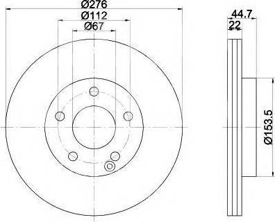 Mercedes-Benz 1694210812 - Brake Disc autospares.lv