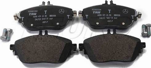 Mercedes-Benz A0084200620 - Brake Pad Set, disc brake autospares.lv