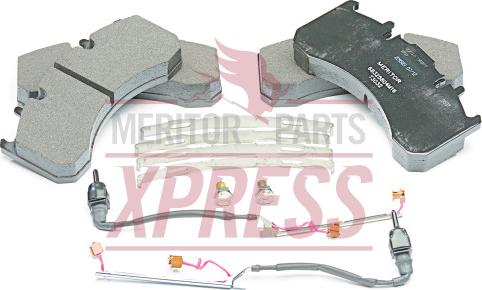 Meritor MDP5097 - Brake Pad Set, disc brake autospares.lv