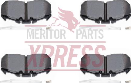 Meritor MDP5065 - Brake Pad Set, disc brake autospares.lv