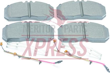 Meritor MDP5106 - Brake Pad Set, disc brake autospares.lv