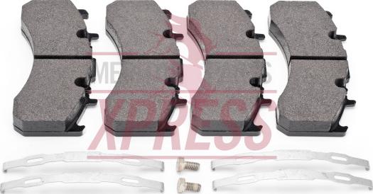 Meritor MDP5102 - Brake Pad Set, disc brake autospares.lv