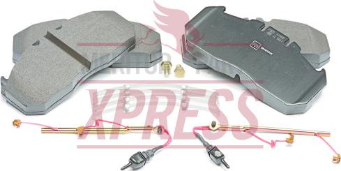 Meritor MDP5111 - Brake Pad Set, disc brake autospares.lv