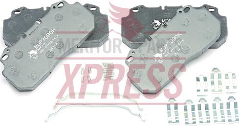 Meritor MDP3087K - Brake Pad Set, disc brake autospares.lv