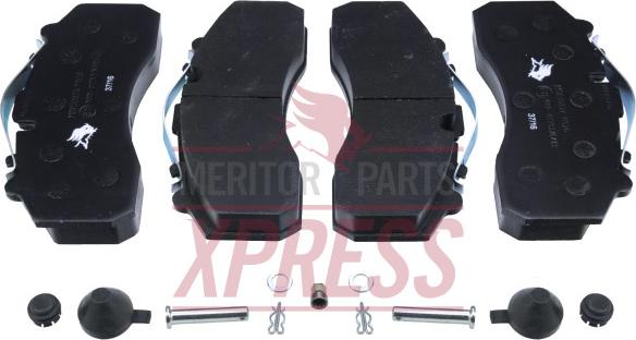 Meritor MDP3030K - Brake Pad Set, disc brake autospares.lv