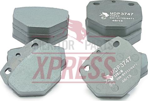 Meritor MDP3174K - Brake Pad Set, disc brake autospares.lv