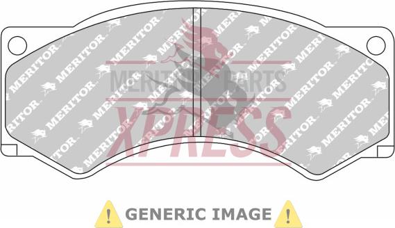 Meritor MDP3244K - Brake Pad Set, disc brake autospares.lv