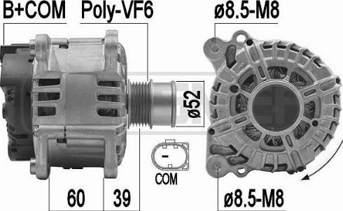 Messmer 209492 - Alternator autospares.lv