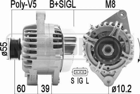 Messmer 209443A - Alternator autospares.lv