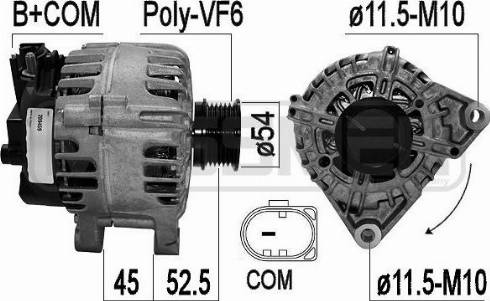 Messmer 209459 - Alternator autospares.lv