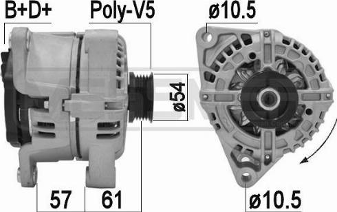 Messmer 209450A - Alternator autospares.lv