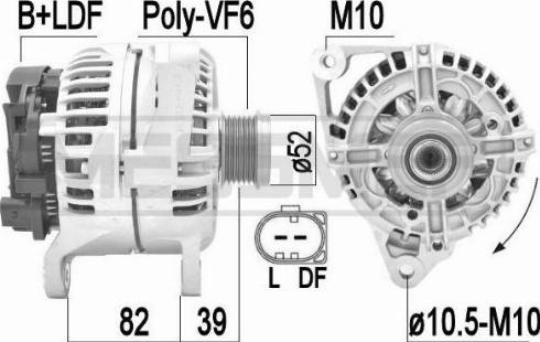 Messmer 209414A - Alternator autospares.lv