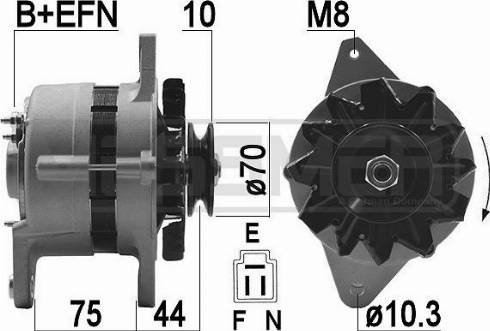 Messmer 209484A - Alternator autospares.lv