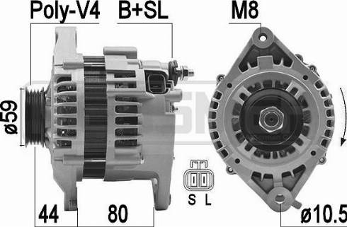 Messmer 209486A - Alternator autospares.lv