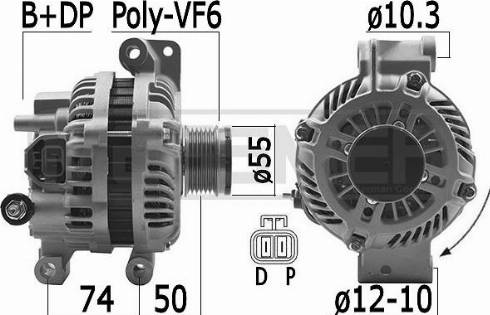 Messmer 209483A - Alternator autospares.lv