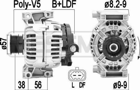 Messmer 209425A - Alternator autospares.lv