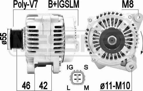 Messmer 209421A - Alternator autospares.lv