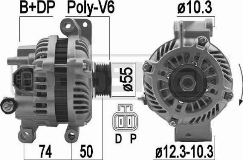 Messmer 209422A - Alternator autospares.lv