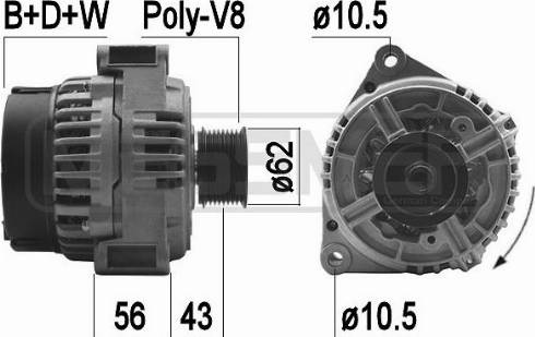 Messmer 209479A - Alternator autospares.lv